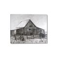 Picture of Gray Wooden Barn _GroupedProduct_Rectangle_Landscape_Canvas_