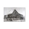 Picture of Gray Wooden Barn _GroupedProduct_Rectangle_Landscape_Canvas_