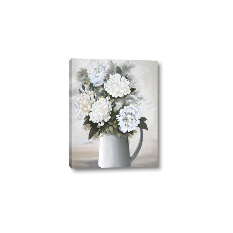 Picture of White Carnation _GroupedProduct_Rectangle_Portrait_Canvas_