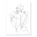 Picture of Stencil Floral Art II _GroupedProduct_Rectangle_Portrait_Canvas_