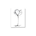 Picture of Single Flower I _GroupedProduct_Rectangle_Portrait_Canvas_