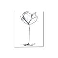 Picture of Single Flower I _GroupedProduct_Rectangle_Portrait_Canvas_