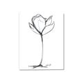 Picture of Single Flower I _GroupedProduct_Rectangle_Portrait_Canvas_