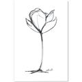 Picture of Single Flower I _GroupedProduct_Rectangle_Portrait_Canvas_