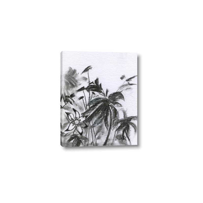 Picture of Black Daisy II _GroupedProduct_Rectangle_Portrait_Canvas_