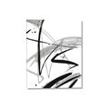 Picture of Black & Silver Lines _GroupedProduct_Rectangle_Portrait_Canvas_