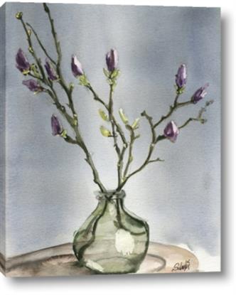 Picture of Cotton Flower In Vase II