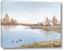 Picture of Three Cabin And Loons