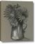 Picture of Charcoal Flower Drawing I