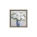 Picture of Flower in blue jar _GroupedProduct_Square_Canvas_Framed_