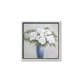 Picture of Flower in blue jar _GroupedProduct_Square_Canvas_Framed_