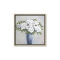 Picture of Flower in blue jar _GroupedProduct_Square_Canvas_Framed_