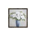 Picture of Flower in blue jar _GroupedProduct_Square_Canvas_Framed_