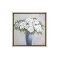 Picture of Flower in blue jar _GroupedProduct_Square_Canvas_Framed_