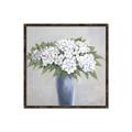 Picture of Flower in blue jar _GroupedProduct_Square_Canvas_Framed_