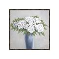 Picture of Flower in blue jar _GroupedProduct_Square_Canvas_Framed_