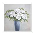 Picture of Flower in blue jar _GroupedProduct_Square_Canvas_Framed_