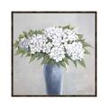 Picture of Flower in blue jar _GroupedProduct_Square_Canvas_Framed_