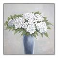 Picture of Flower in blue jar _GroupedProduct_Square_Canvas_Framed_