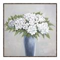 Picture of Flower in blue jar _GroupedProduct_Square_Canvas_Framed_