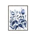 Picture of Blue Flower III _GroupedProduct_Rectangle_Portrait_Canvas_Framed_