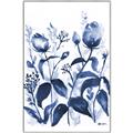 Picture of Blue Flower III _GroupedProduct_Rectangle_Portrait_Canvas_Framed_