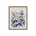 Picture of Blue Flower IV _GroupedProduct_Rectangle_Portrait_Canvas_Framed_
