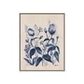 Picture of Blue Flower IV _GroupedProduct_Rectangle_Portrait_Canvas_Framed_