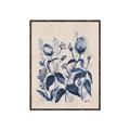 Picture of Blue Flower IV _GroupedProduct_Rectangle_Portrait_Canvas_Framed_