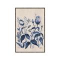 Picture of Blue Flower IV _GroupedProduct_Rectangle_Portrait_Canvas_Framed_