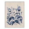 Picture of Blue Flower IV _GroupedProduct_Rectangle_Portrait_Canvas_Framed_