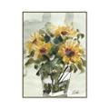 Picture of Yellow Sunflower _GroupedProduct_Rectangle_Portrait_Canvas_Framed_