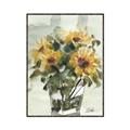 Picture of Yellow Sunflower _GroupedProduct_Rectangle_Portrait_Canvas_Framed_