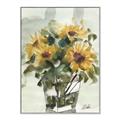 Picture of Yellow Sunflower _GroupedProduct_Rectangle_Portrait_Canvas_Framed_