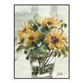 Picture of Yellow Sunflower _GroupedProduct_Rectangle_Portrait_Canvas_Framed_