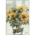 Picture of Yellow Sunflower _GroupedProduct_Rectangle_Portrait_Canvas_Framed_
