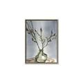 Picture of Cotton Flower In Vase II _GroupedProduct_Rectangle_Portrait_Canvas_Framed_
