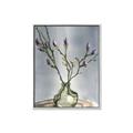 Picture of Cotton Flower In Vase II _GroupedProduct_Rectangle_Portrait_Canvas_Framed_