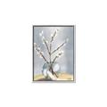 Picture of Cotton Flower In Vase _GroupedProduct_Rectangle_Portrait_Canvas_Framed_