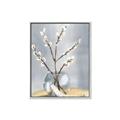 Picture of Cotton Flower In Vase _GroupedProduct_Rectangle_Portrait_Canvas_Framed_
