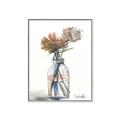 Picture of Flower In Bottle _GroupedProduct_Rectangle_Portrait_Canvas_Framed_