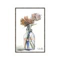 Picture of Flower In Bottle _GroupedProduct_Rectangle_Portrait_Canvas_Framed_