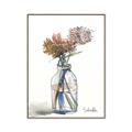 Picture of Flower In Bottle _GroupedProduct_Rectangle_Portrait_Canvas_Framed_