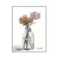Picture of Flower In Bottle _GroupedProduct_Rectangle_Portrait_Canvas_Framed_
