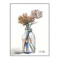Picture of Flower In Bottle _GroupedProduct_Rectangle_Portrait_Canvas_Framed_