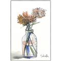 Picture of Flower In Bottle _GroupedProduct_Rectangle_Portrait_Canvas_Framed_