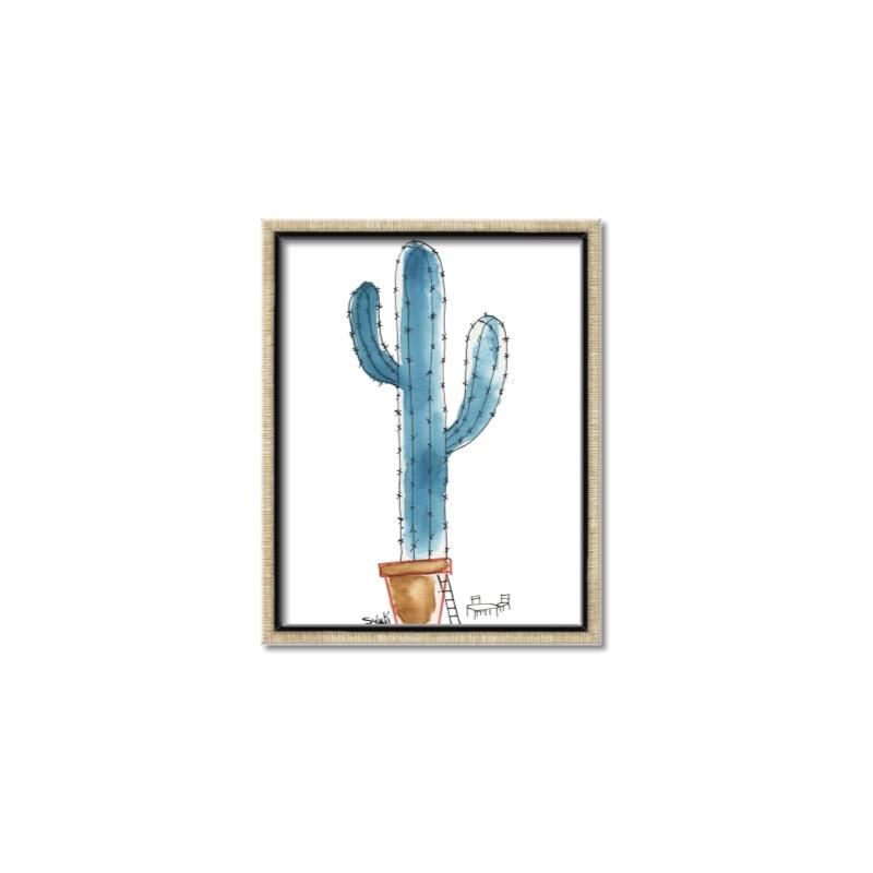 Picture of Cactus _GroupedProduct_Rectangle_Portrait_Canvas_Framed_