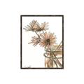 Picture of Linen Daisies _GroupedProduct_Rectangle_Portrait_Canvas_Framed_