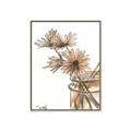 Picture of Linen Daisies _GroupedProduct_Rectangle_Portrait_Canvas_Framed_