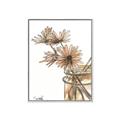 Picture of Linen Daisies _GroupedProduct_Rectangle_Portrait_Canvas_Framed_